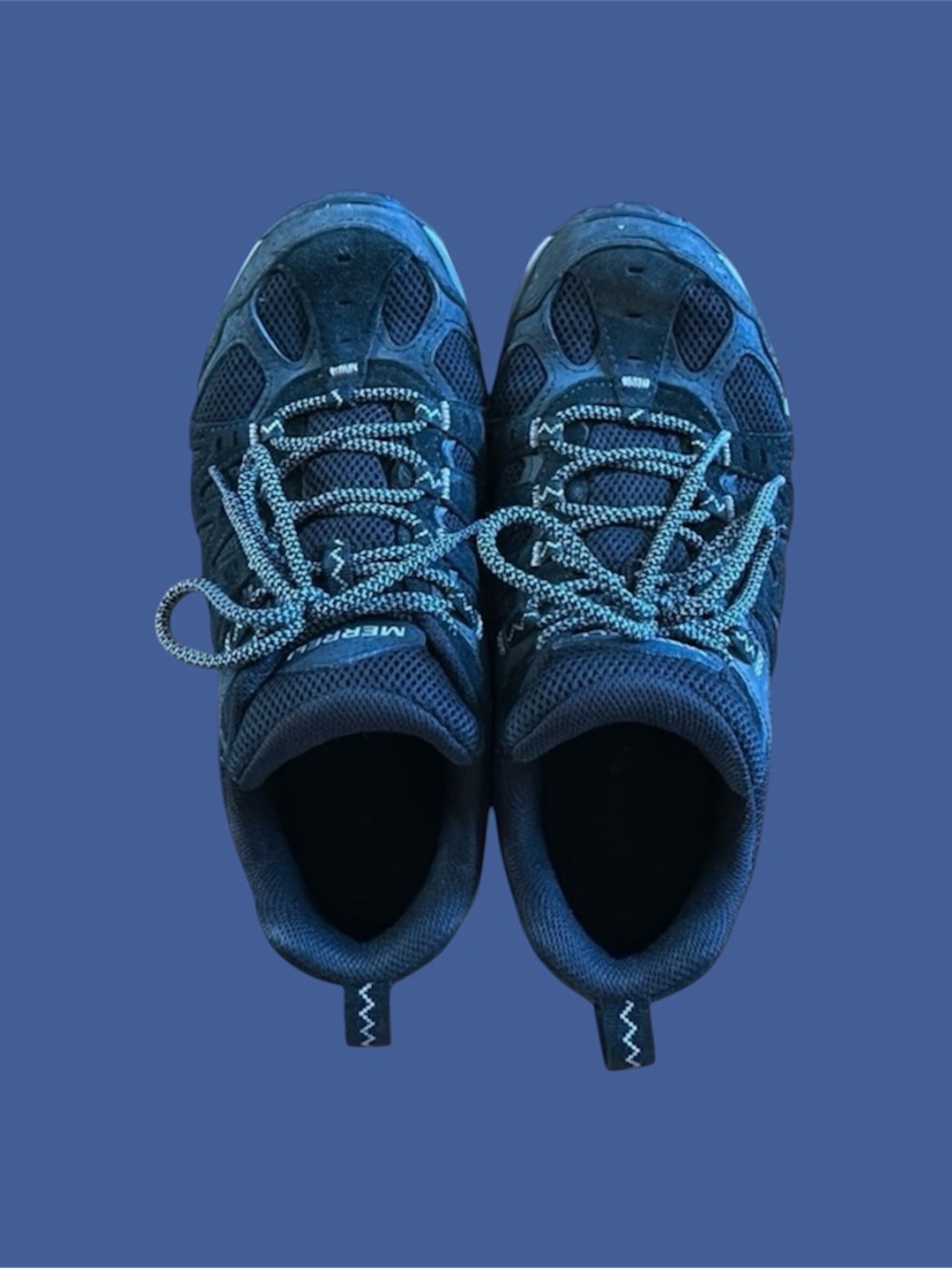 MERRELL Black and Gray Trail Shoes
